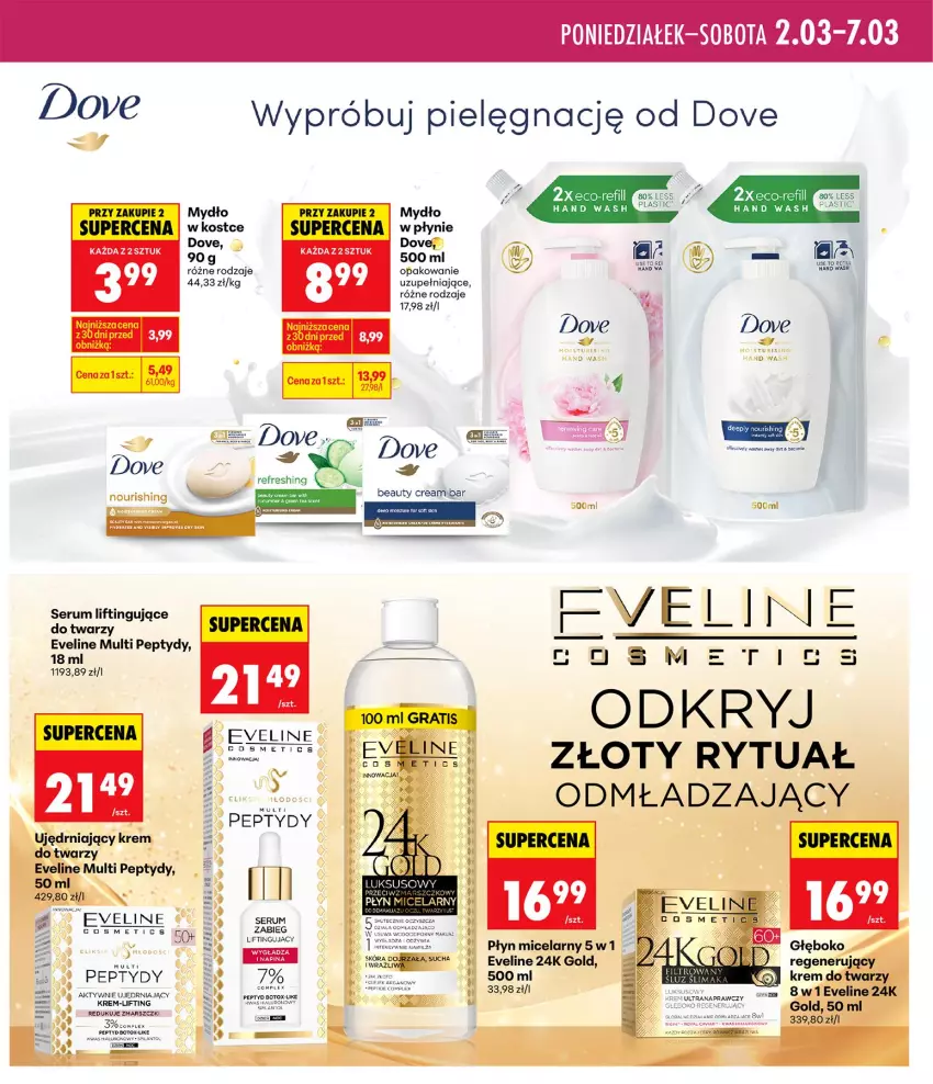 Gazetka promocyjna Biedronka - Twoje Piękne Strony - ważna 26.02 do 05.03.2026 - strona 29 - produkty: Dove, Eveline, Mars, Mydło, Płyn micelarny, Rum, Ser, Serum
