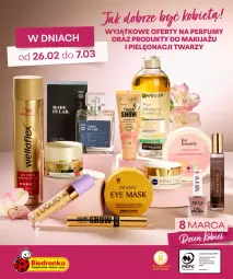 Gazetka promocyjna Biedronka - Twoje Piękne Strony - Gazetka - ważna od 05.03 do 05.03.2026 - strona 40 - produkty: Makijaż, Por, Acer, Tran, Mola, Garnier, Be Be, Olej, Podkład
