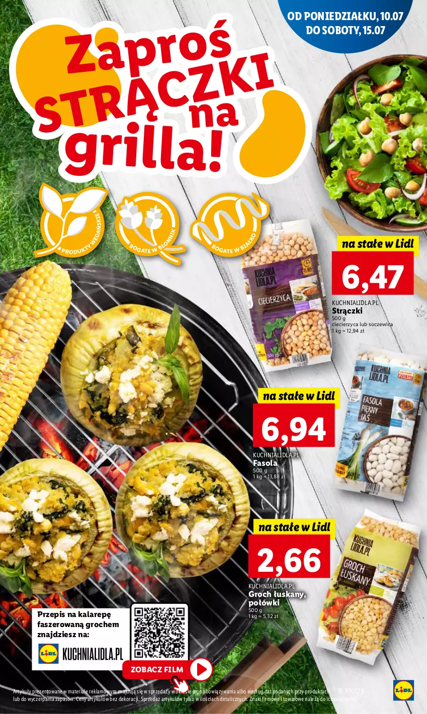 Gazetka promocyjna Lidl - GAZETKA - ważna 10.07 do 12.07.2023 - strona 32 - produkty: Fa, Fasola, Grill, Groch, Kuchnia