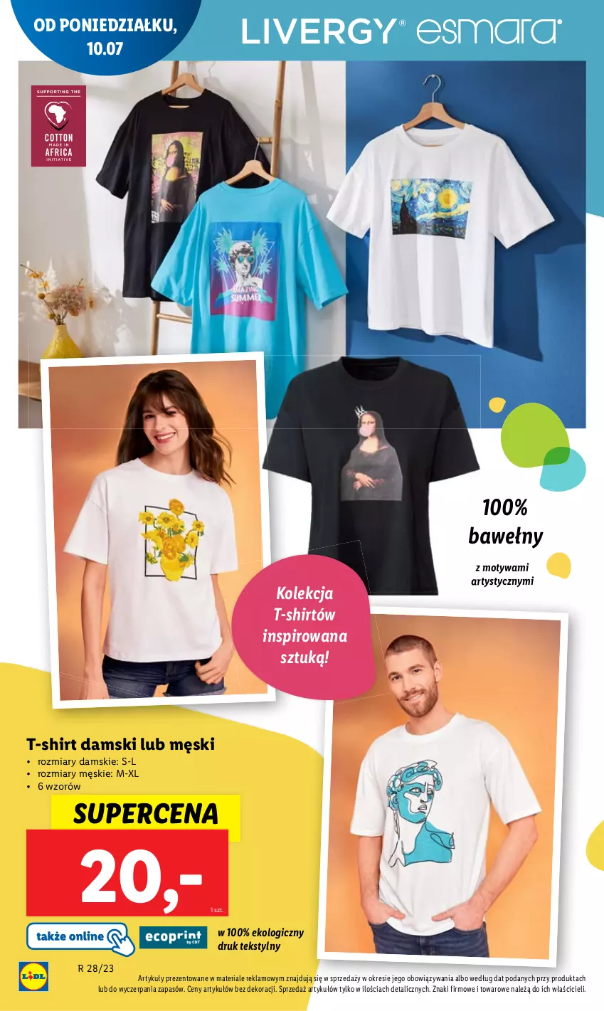 Gazetka promocyjna Lidl - GAZETKA - ważna 10.07 do 12.07.2023 - strona 64 - produkty: T-shirt