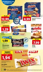 Gazetka promocyjna Lidl - GAZETKA - Gazetka - ważna od 12.07 do 12.07.2023 - strona 49 - produkty: Nutella, Sok, Twix, Pilos, Grześki, Baton, Cappuccino