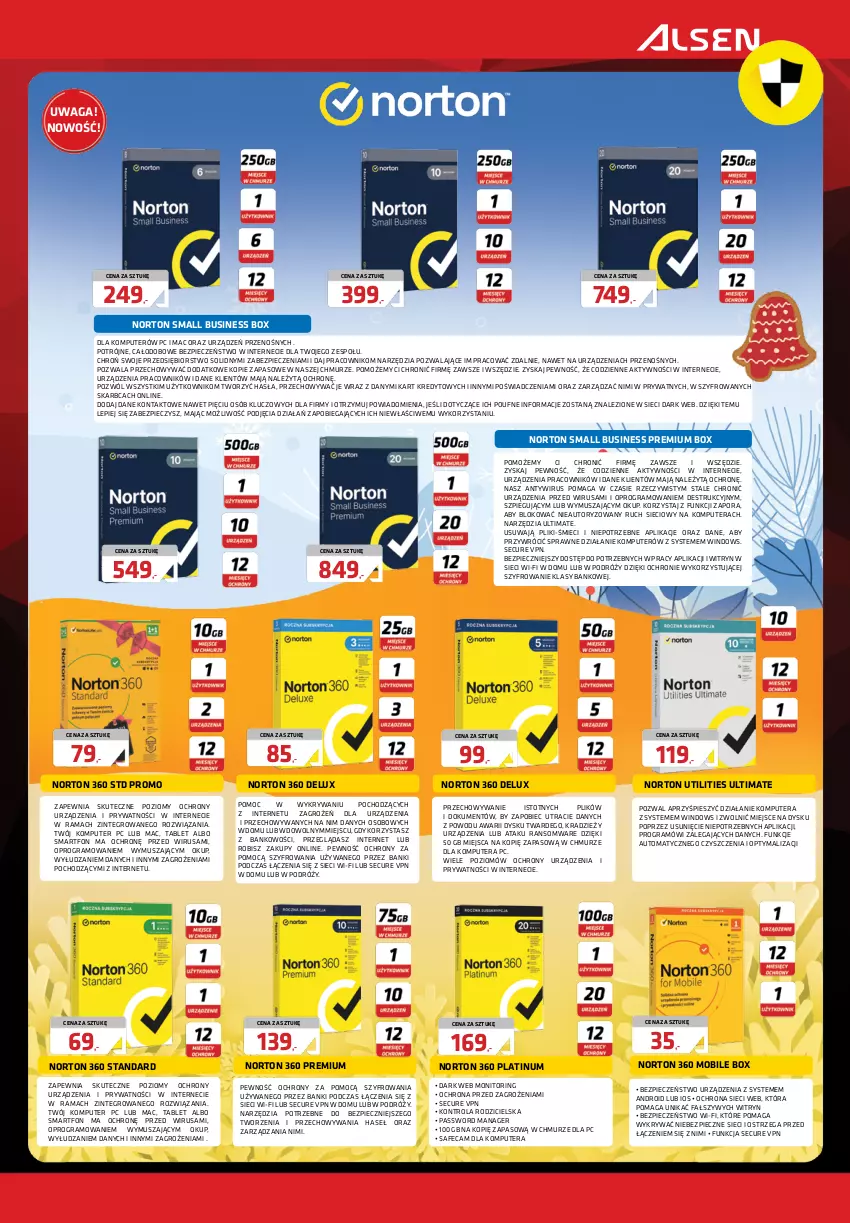 Gazetka promocyjna Alsen - Gazetka Alsen - ważna 01.12 do 31.12.2024 - strona 5 - produkty: Fa, Gra, Komputer, Mobil, Monitor, Mus, Piec, Por, Rama, Smartfon, Tablet, Tera, Waga