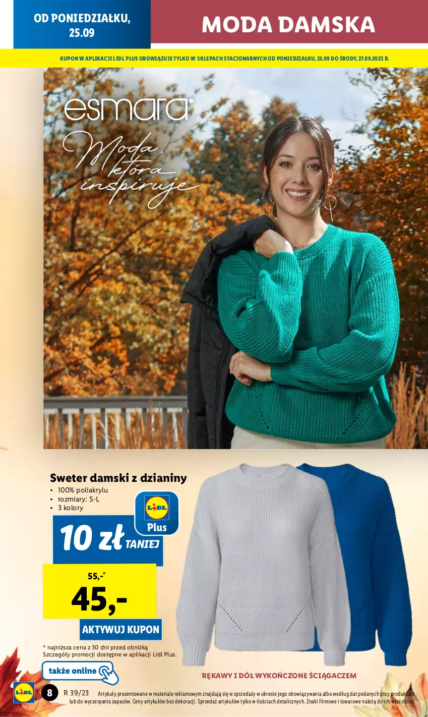 Gazetka promocyjna Lidl - GAZETKA - ważna 25.09 do 30.09.2023 - strona 10 - produkty: Moda, Sweter