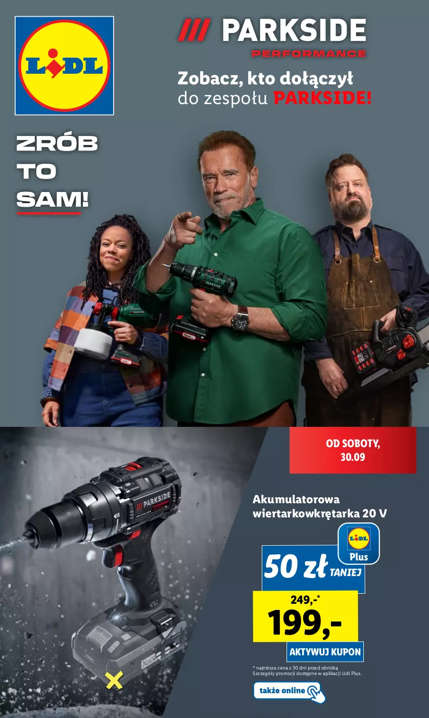 Gazetka promocyjna Lidl - GAZETKA - ważna 25.09 do 30.09.2023 - strona 33 - produkty: Akumulator, Akumulatorowa wiertarkowkrętark, Parkside, Tarka, Wiertarkowkrętarka, Wkręt, Wkrętarka