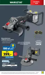 Gazetka promocyjna Lidl - GAZETKA - Gazetka - ważna od 30.09 do 30.09.2023 - strona 47 - produkty: Walizka, Szlifierka kątowa, Szlifierka, Akumulator