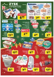 Gazetka promocyjna Carrefour - Gazetka Market w Dębicy - Gazetka - ważna od 11.12 do 11.12.2022 - strona 6 - produkty: Jogurt naturalny, Top, Por, Gra, Piątnica, Zott, Jogurt, Kosz, Actimel, Bakoma, Monte, LG