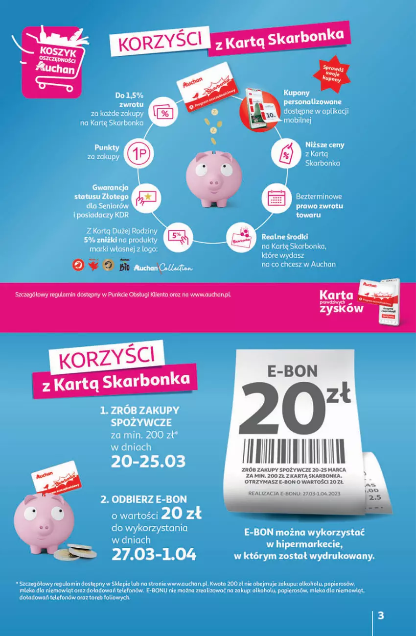 Gazetka promocyjna Auchan - Gazetka Wielkanoc w dobrym smaku Hipermarket Auchan - ważna 23.03 do 29.03.2023 - strona 3