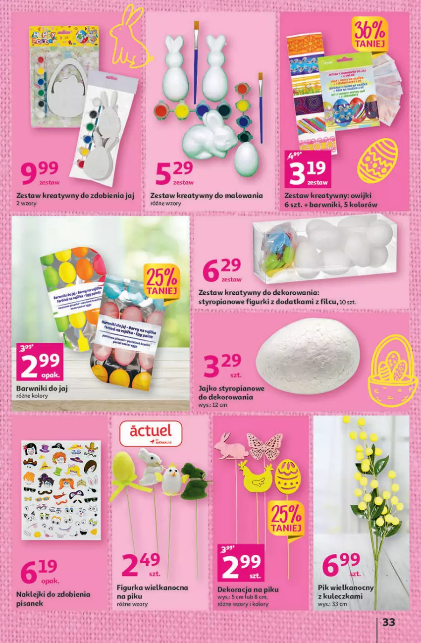 Gazetka promocyjna Auchan - Gazetka Wielkanoc w dobrym smaku Hipermarket Auchan - ważna 23.03 do 29.03.2023 - strona 33 - produkty: Klej, Owijki
