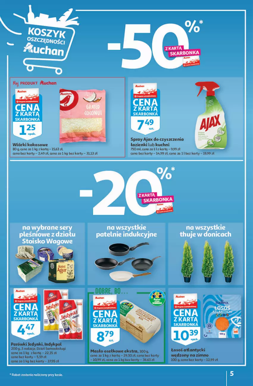Gazetka promocyjna Auchan - Gazetka Wielkanoc w dobrym smaku Hipermarket Auchan - ważna 23.03 do 29.03.2023 - strona 5 - produkty: Masło, Parówki, Ser