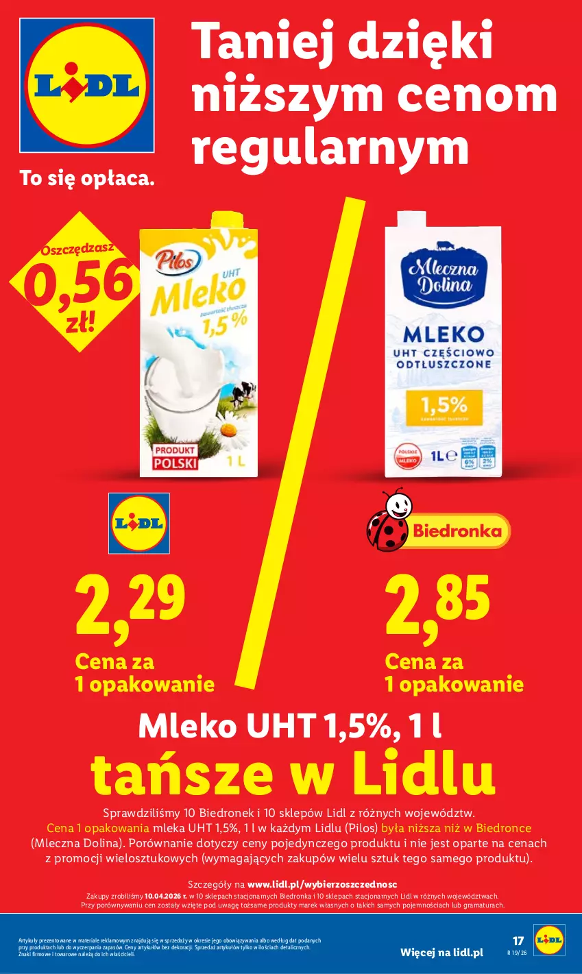 Gazetka promocyjna Lidl - Gazetka ważna od 04.05 do 06.05 - ważna 04.05 do 06.05.2026 - strona 17 - produkty: Gra, Mleko, Pilos, Por, Rama