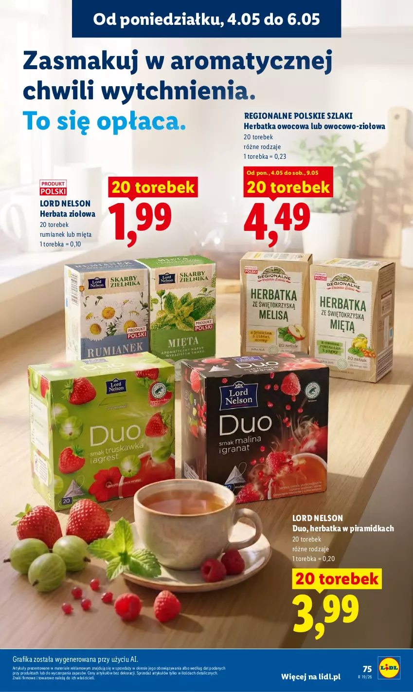 Gazetka promocyjna Lidl - Gazetka ważna od 04.05 do 06.05 - ważna 04.05 do 06.05.2026 - strona 81 - produkty: Gra, Grafika, Herbata, Mięta, Rum, Torebka