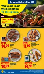Gazetka promocyjna Lidl - Gazetka ważna od 04.05 do 06.05 - Gazetka - ważna od 06.05 do 06.05.2026 - strona 58 - produkty: Kurczak, Gra, PIKOK, Skrzydełka z kurczaka, Stock, Grill, Olma, Kiełbasa, Grafika, Kiełbasa śląska