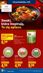Gazetka promocyjna Lidl - Gazetka ważna od 04.05 do 06.05 - Gazetka - ważna od 06.05 do 06.05.2026 - strona 62 - produkty: Hummus, Mus, Czosnek, Edam, Krewetki, Wasa