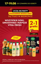 Gazetka promocyjna Biedronka - Od czwartku - Gazetka - ważna od 23.08 do 23.08.2023 - strona 6 - produkty: Sok, Por, Gra, Rama, Napoje, Tran, Robot, Smoothie
