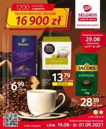 Gazetka promocyjna Selgros - Oferta spożywcza - Gazetka - ważna od 01.09 do 01.09.2021 - strona 1 - produkty: Nescafé, Kawa ziarnista, Kawa mielona, Kawa, Tran, Dolce Gusto, Jacobs, LG, Fa