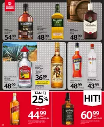 Gazetka promocyjna Selgros - Oferta spożywcza - Gazetka - ważna od 01.09 do 01.09.2021 - strona 24 - produkty: Rum, Captain Morgan, Whiskey, Tequila, Johnnie Walker, Lack, Whisky, Tullamore Dew, Likier, Aperol