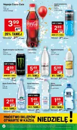 Gazetka promocyjna Delikatesy Centrum - Dyskontowe ceny w Delikatesach Centrum - Gazetka - ważna od 03.01 do 03.01.2024 - strona 37 - produkty: Nałęczowianka, Rum, Napój energetyczny, Primavera, Coca-Cola, Napoje, Schweppes, Napój izotoniczny, Prima, Woda, Napój