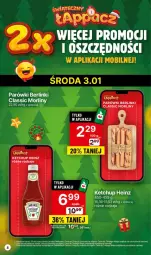 Gazetka promocyjna Delikatesy Centrum - Dyskontowe ceny w Delikatesach Centrum - Gazetka - ważna od 03.01 do 03.01.2024 - strona 8 - produkty: Ketchup, Rum, Parówki, Morliny, Berlinki, Heinz