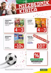 Gazetka promocyjna Makro - Niezbędnik kibica - Gazetka - ważna od 14.06 do 14.06.2021 - strona 1 - produkty: Orzeszki, Szal, Chipsy, Alkohole, Krakersy
