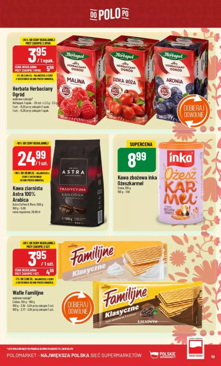 Gazetka promocyjna PoloMarket - ważna 06.11 do 12.11.2024 - strona 11 - produkty: BIC, Fa, Gra, Herbapol, Herbata, Inka, Kawa, Kawa zbożowa, Kawa ziarnista, Ogród, Wafle