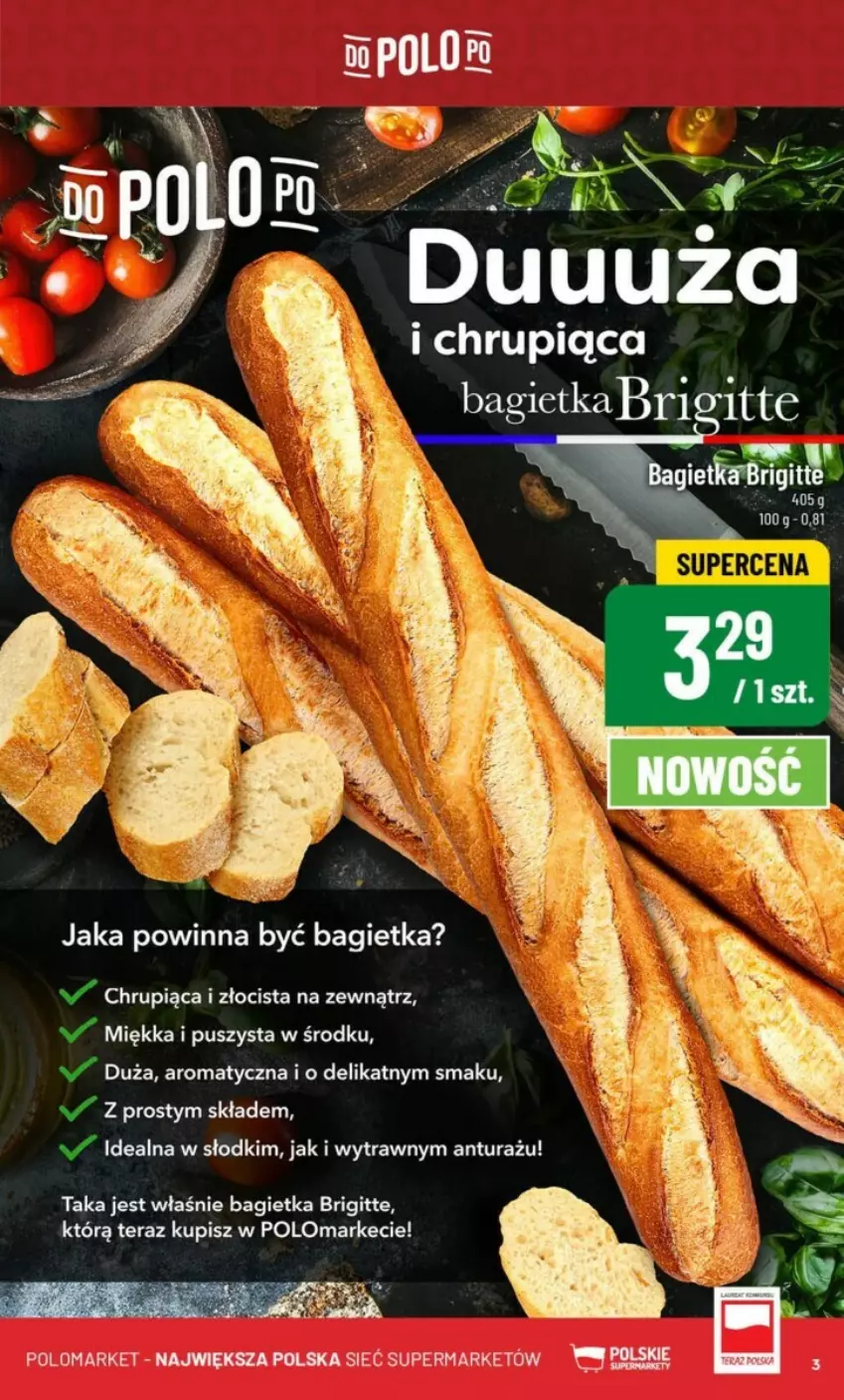 Gazetka promocyjna PoloMarket - ważna 06.11 do 12.11.2024 - strona 23 - produkty: Bagietka, Tera