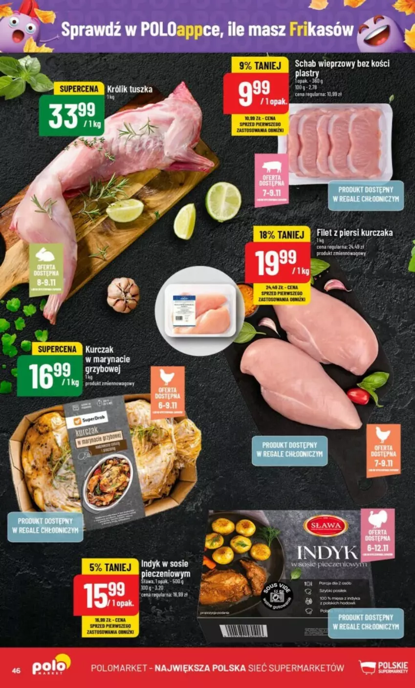 Gazetka promocyjna PoloMarket - ważna 06.11 do 12.11.2024 - strona 41 - produkty: Filet z piersi kurczaka, Kurczak, Piec, Schab wieprzowy, Sos