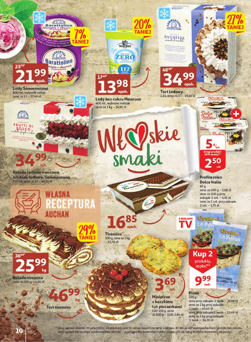 Gazetka promocyjna Auchan - Gazetka Wielkie majowe odkrycia cenowe część #2 Hipermarket Auchan - ważna 04.05 do 10.05.2023 - strona 10 - produkty: Lody, Mars, Piec, Pieczarka, Rum