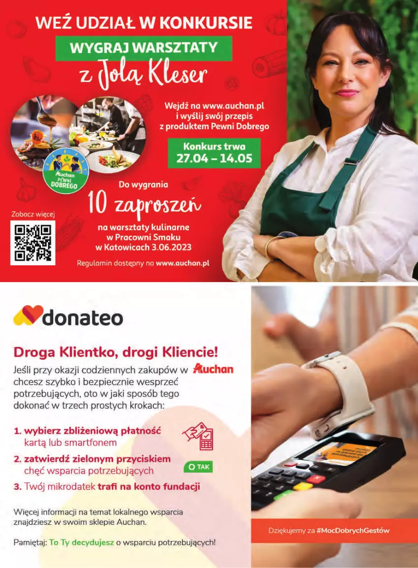 Gazetka promocyjna Auchan - Gazetka Wielkie majowe odkrycia cenowe część #2 Hipermarket Auchan - ważna 04.05 do 10.05.2023 - strona 2 - produkty: Mięta, Piec