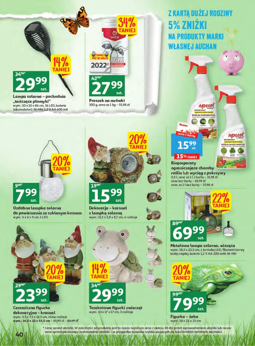 Gazetka promocyjna Auchan - Gazetka Wielkie majowe odkrycia cenowe część #2 Hipermarket Auchan - ważna 04.05 do 10.05.2023 - strona 40 - produkty: Akumulator, Bateria, Gra, Kosz, Lampa, O nas, Tera
