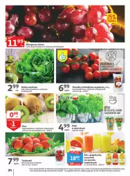 Gazetka promocyjna Auchan - Gazetka Wielkie majowe odkrycia cenowe część #2 Hipermarket Auchan - Gazetka - ważna od 10.05 do 10.05.2023 - strona 24 - produkty: Sos, Sok, Sałata masłowa, Truskawki, Ananas, Kiwi, O nas, Sałat, Winogrona, Wino, Masło, Pomidory, Grejpfrut