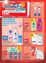 Gazetka promocyjna Auchan - Gazetka Wielkie majowe odkrycia cenowe część #2 Hipermarket Auchan - Gazetka - ważna od 10.05 do 10.05.2023 - strona 30 - produkty: Mydło w płynie, Gin, Lactacyd, Dove, Schauma, Chusteczki, Szampon, Mydło, Nivea, Fa
