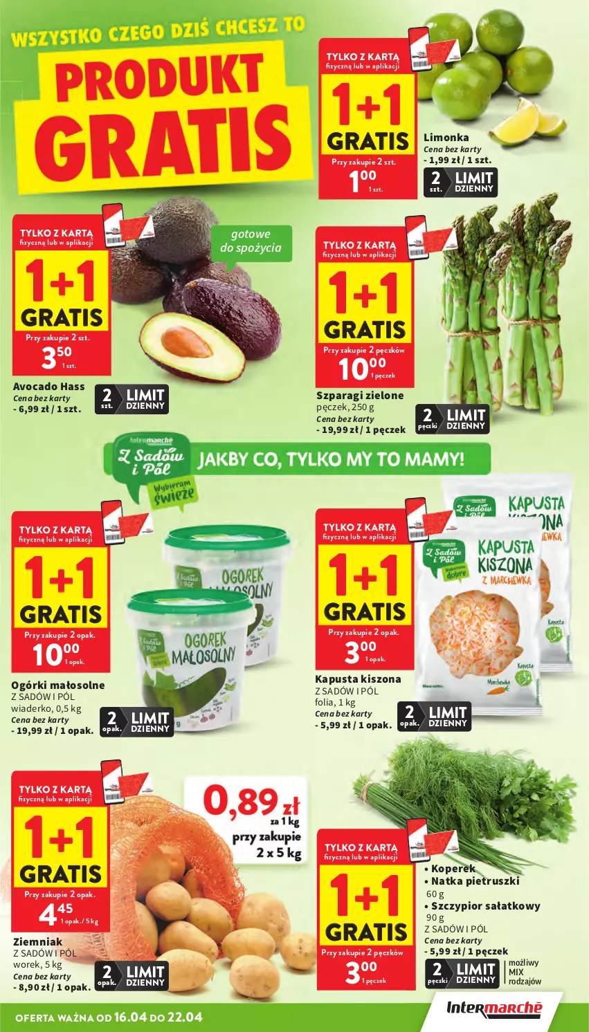 Gazetka promocyjna Intermarche - Gazetka promocyjna - ważna 16.04 do 22.01.2026 - strona 11 - produkty: Avocado, Gra, Limonka, Natka pietruszki, Sałat