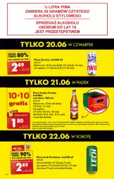 Gazetka promocyjna Biedronka - Od czwartku - Gazetka - ważna od 26.06 do 26.06.2024 - strona 8 - produkty: Piwa, Piwo, Gra, Tyskie, Lech Premium