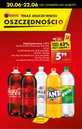 Gazetka promocyjna Biedronka - Od czwartku - Gazetka - ważna od 26.06 do 26.06.2024 - strona 9 - produkty: Gin, Kret, Coca-Cola, Tera, Napój gazowany, Fanta, Sprite, Napój, Fa