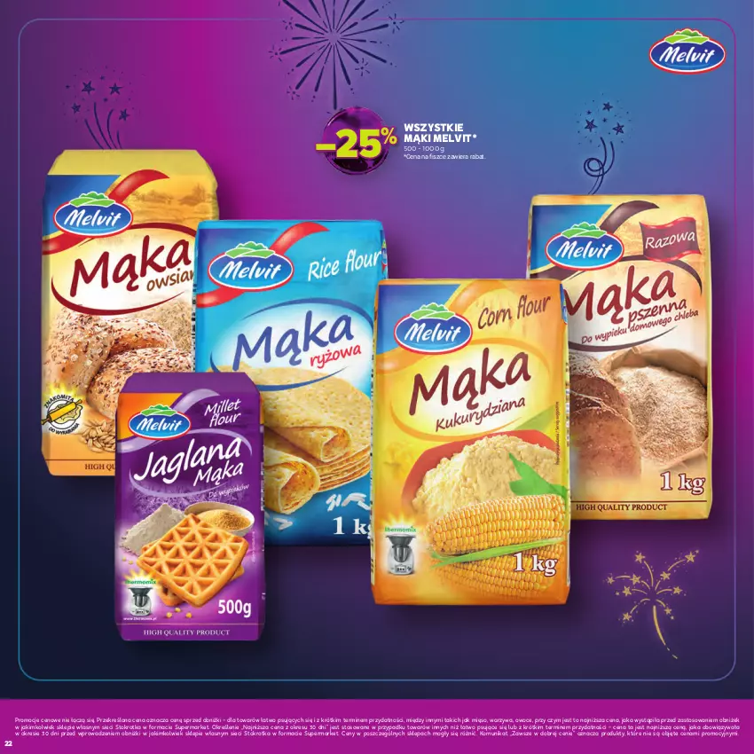 Gazetka promocyjna Stokrotka - Katalog Sylwester! - ważna 30.12.2025 do 14.01.2026 - strona 22 - produkty: Melvit, Mięso, Owoce, Warzywa
