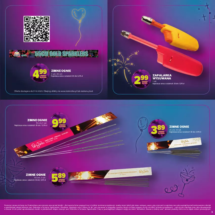 Gazetka promocyjna Stokrotka - Katalog Sylwester! - ważna 30.12.2025 do 14.01.2026 - strona 5 - produkty: Mięso, Owoce, Warzywa, Zapalarka
