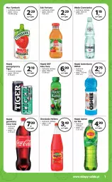 Gazetka promocyjna Odido - Gazetka - ważna od 30.05 do 30.05.2024 - strona 7 - produkty: Sok, Mus, Napój energetyczny, Ice tea, Coca-Cola, Fortuna, Tiger, Oranżada, Aloe vera, Hellena, Lipton, Napój izotoniczny, Napój gazowany, Tymbark, Oshee, Woda, Napój, Cisowianka