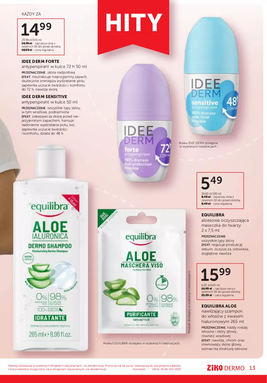 Gazetka promocyjna Ziko - Gazetka Ziko Dermo - ważna 26.06 do 09.07.2025 - strona 13 - produkty: Antyperspirant, Piec, Szampon