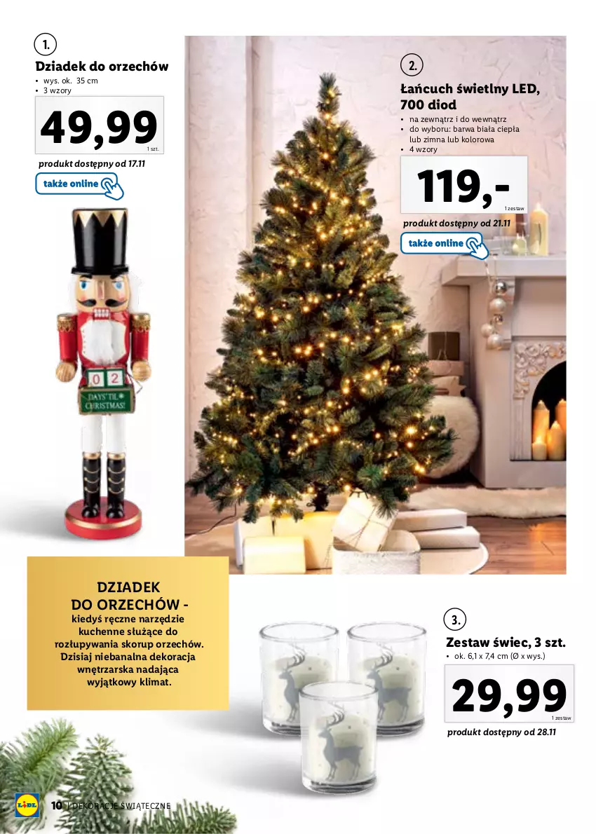 Gazetka promocyjna Lidl - KATALOG DEKORACJE ŚWIĄTECZNE - ważna 14.11 do 25.12.2022 - strona 10 - produkty: Dziadek do orzechów