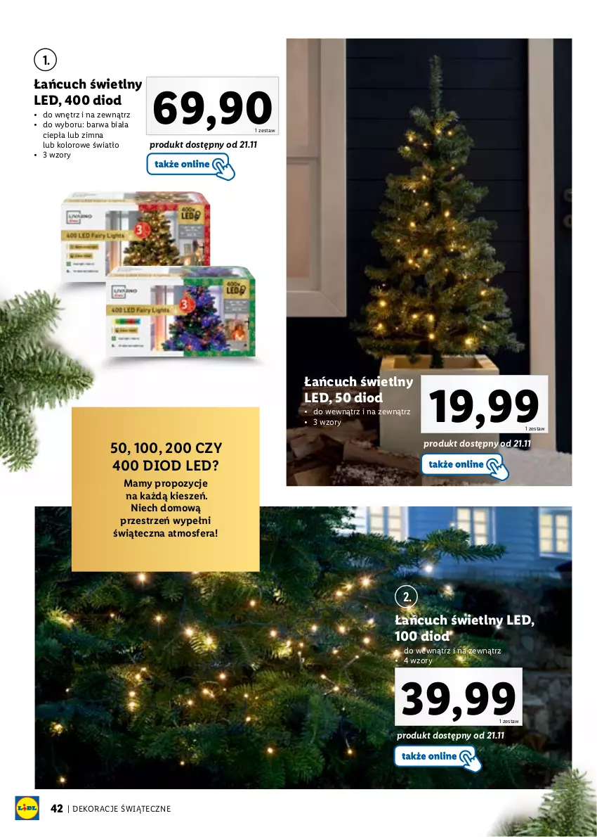 Gazetka promocyjna Lidl - KATALOG DEKORACJE ŚWIĄTECZNE - ważna 14.11 do 25.12.2022 - strona 42