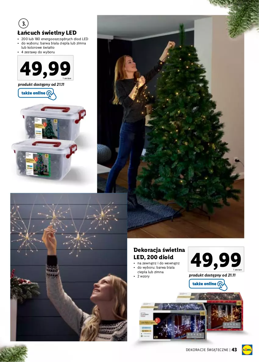 Gazetka promocyjna Lidl - KATALOG DEKORACJE ŚWIĄTECZNE - ważna 14.11 do 25.12.2022 - strona 43