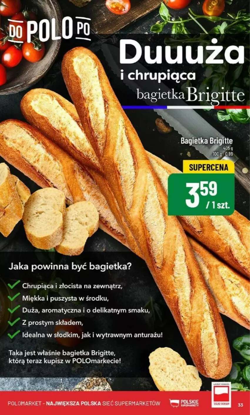 Gazetka promocyjna PoloMarket - ważna 28.12 do 31.12.2024 - strona 27 - produkty: Bagietka, Tera