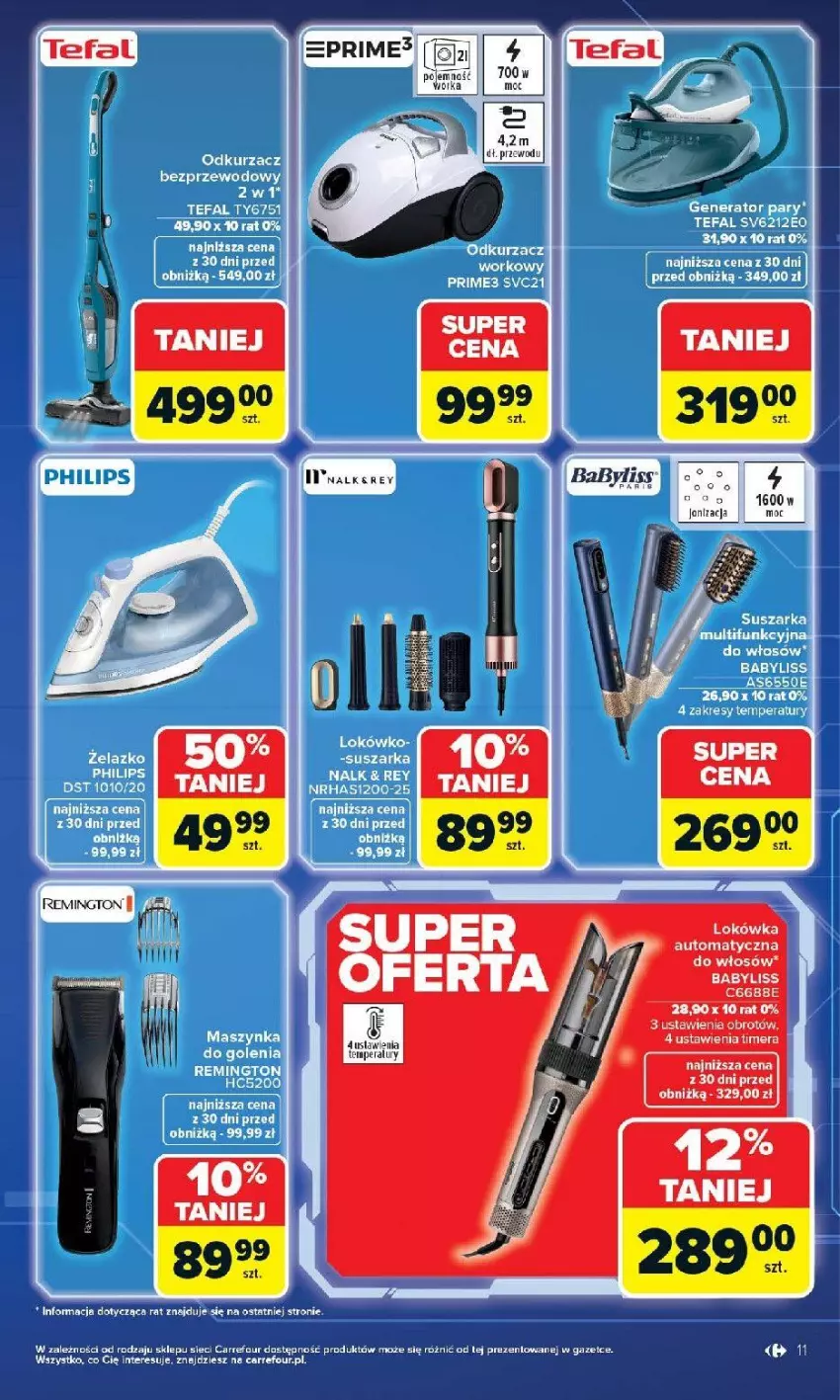 Gazetka promocyjna Carrefour - Gazetka Multimedia na co dzień - ważna 13.04 do 02.05.2026 - strona 11 - produkty: Remington, Tera