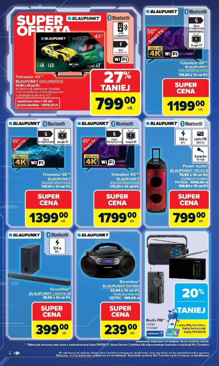 Gazetka promocyjna Carrefour - Gazetka Multimedia na co dzień - ważna 13.04 do 02.05.2026 - strona 2 - produkty: Gra, LG, Telewizor, Telewizory