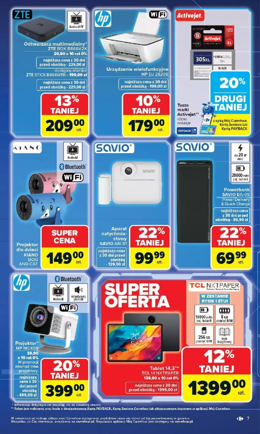 Gazetka promocyjna Carrefour - Gazetka Multimedia na co dzień - ważna 13.04 do 02.05.2026 - strona 7 - produkty: Fa, Tablet