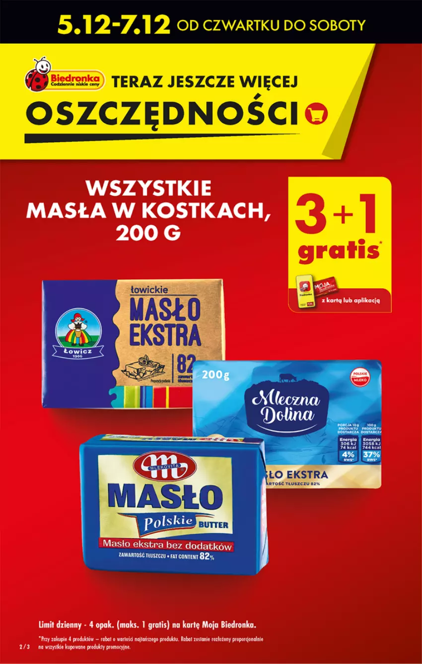 Gazetka promocyjna Biedronka - Od Czwartku - ważna 05.12 do 11.12.2024 - strona 2 - produkty: Gra, Masło, Por, Tera