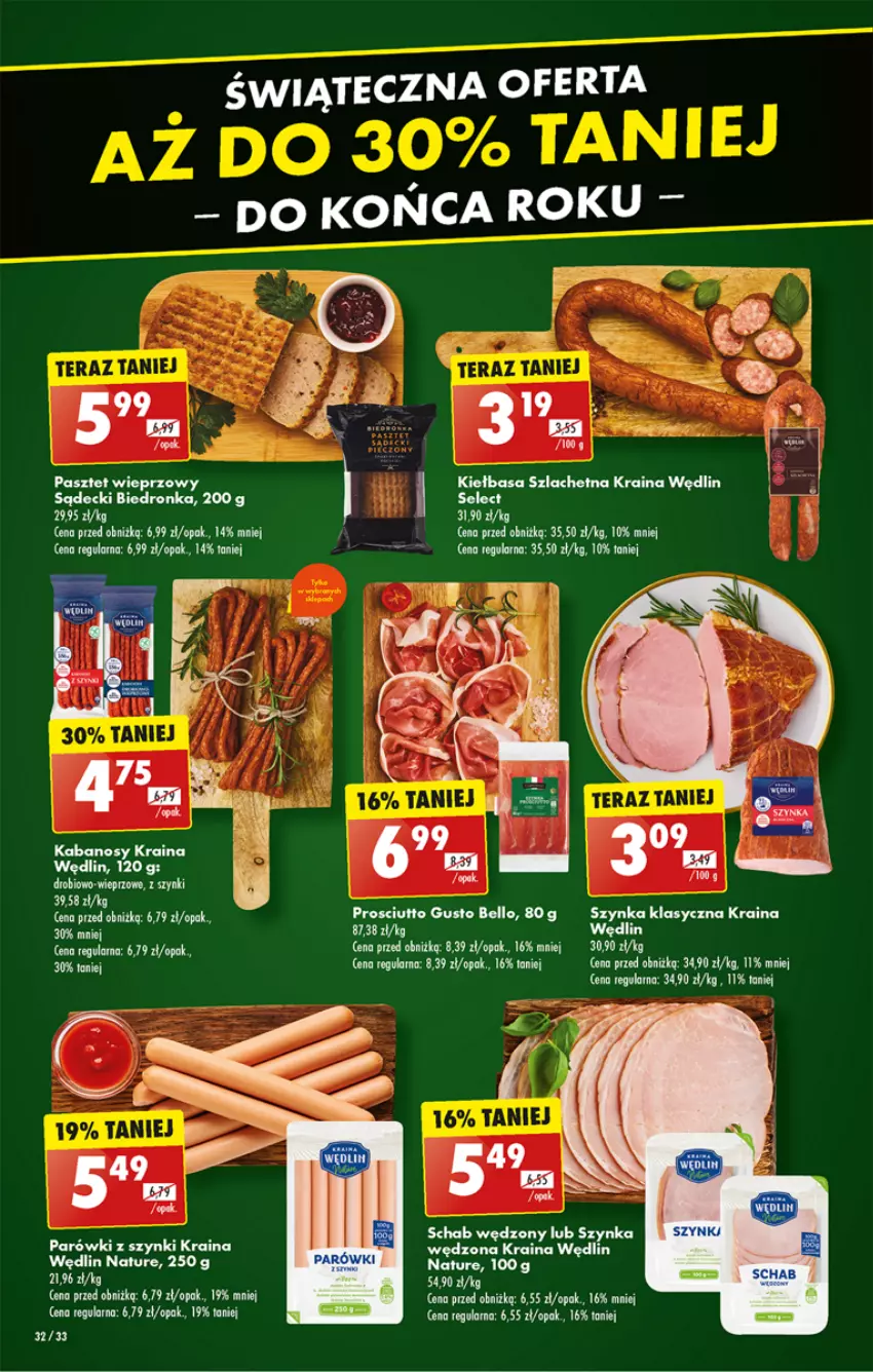 Gazetka promocyjna Biedronka - Od Czwartku - ważna 05.12 do 11.12.2024 - strona 40 - produkty: Bell, Fa, Kabanos, Kiełbasa, Parówki, Parówki z szynki, Prosciutto, Szynka