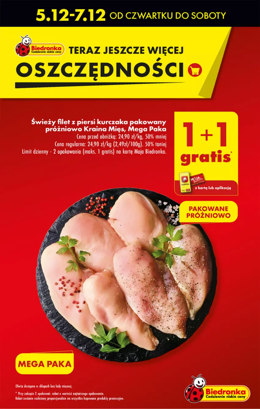 Gazetka promocyjna Biedronka - Od Czwartku - ważna 05.12 do 11.12.2024 - strona 5 - produkty: Filet z piersi kurczaka, Gra, Kurczak, Por, Tera