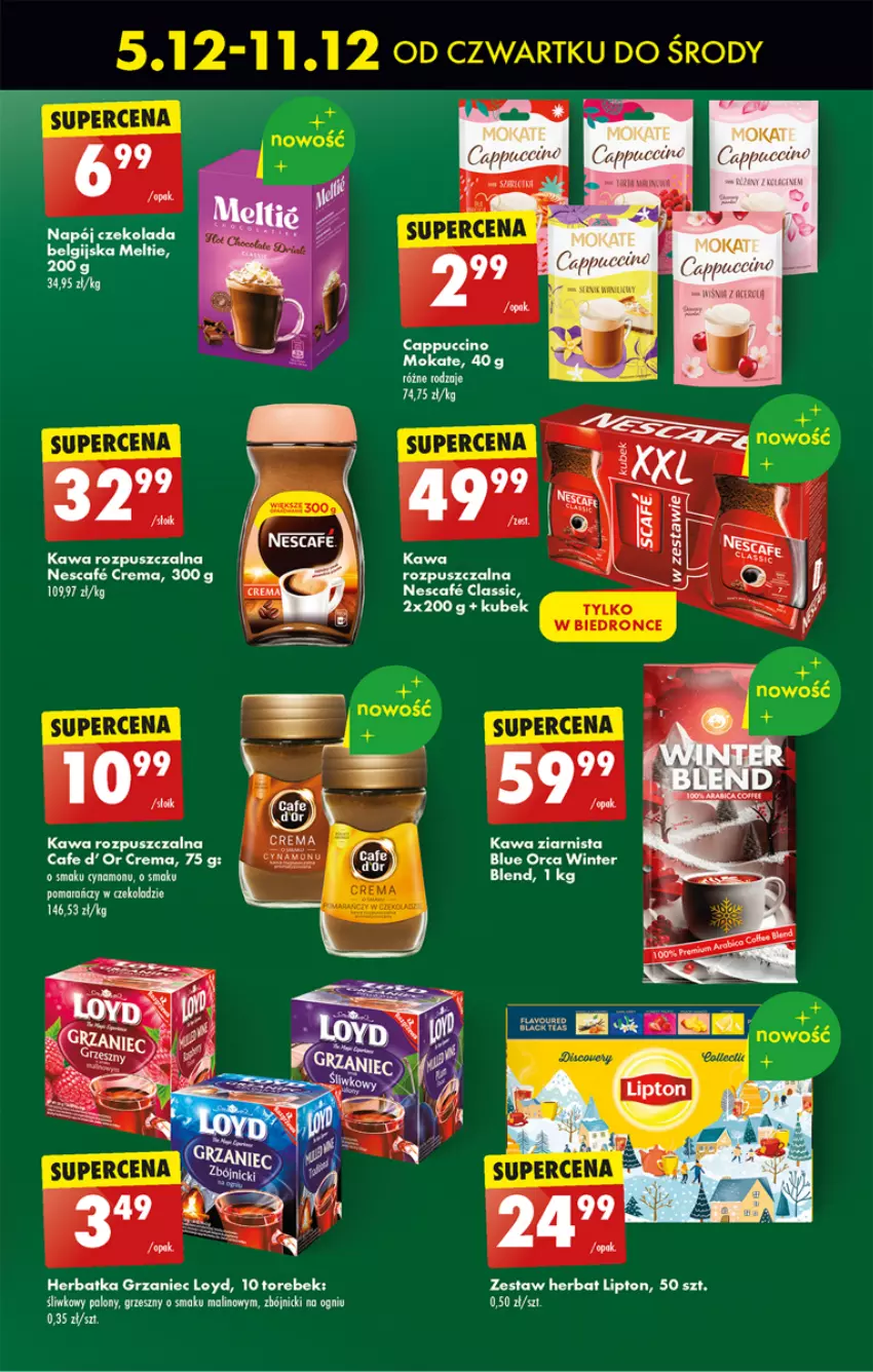 Gazetka promocyjna Biedronka - Od Czwartku - ważna 05.12 do 11.12.2024 - strona 51 - produkty: Acer, Cappuccino, Czekolada, Kawa, Kawa rozpuszczalna, Kawa ziarnista, LG, Lipton, Loyd, Napój