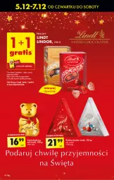 Gazetka promocyjna Biedronka - Od Czwartku - Gazetka - ważna od 11.12 do 11.12.2024 - strona 54 - produkty: Por, Gra, Ba!, Praliny, Lindor, Lindt